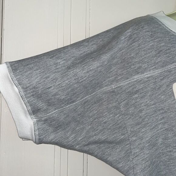 Vtg 80s St Simons Island gray short sleeved sweatshirt - Picture 6 of 7